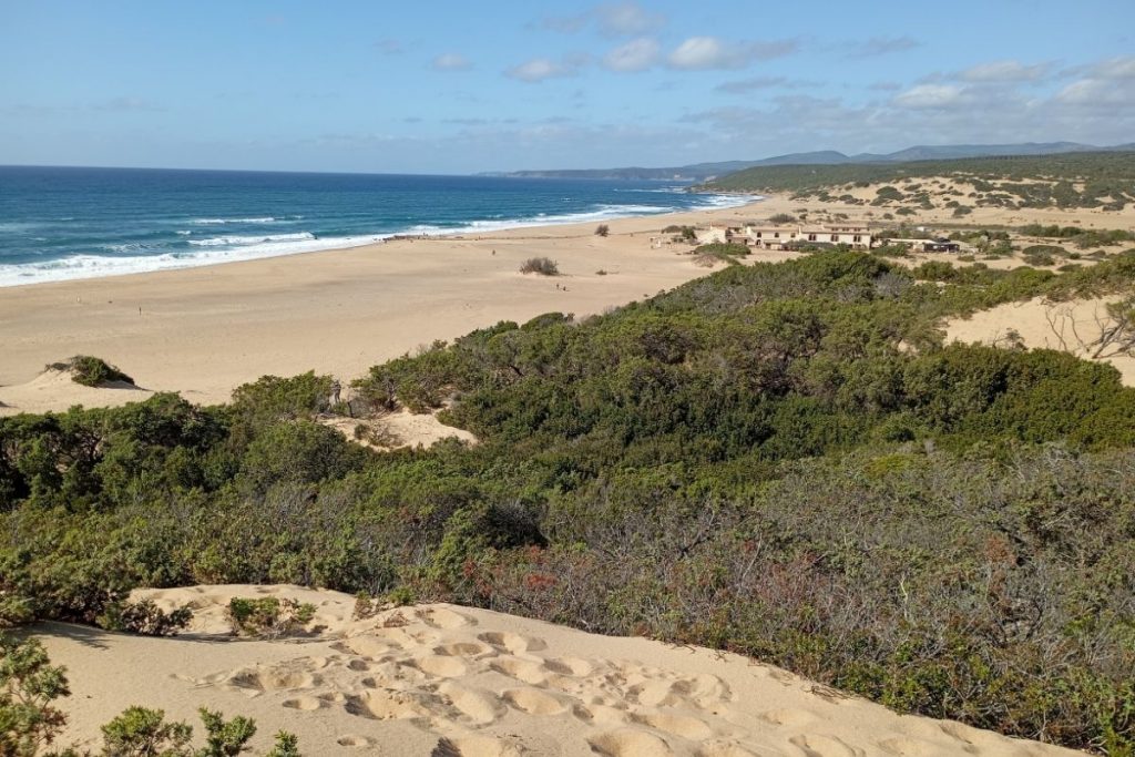 Dunes de Piscinas en Sardaigne paysage sauvage de la Costa Verde