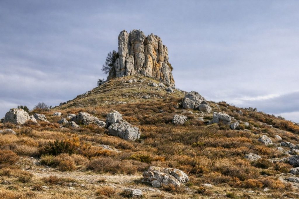 Perda Liana formation rocheuse emblématique dans l’Ogliastra en Sardaigne