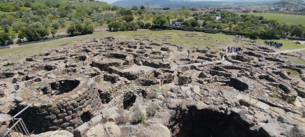 Nuraghe Su Nuraxi di Barumini, site archéologique emblématique de la civilisation nuragique en Sardaigne